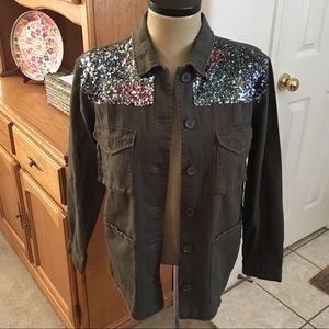 OneHart Sequined Army Jacket!